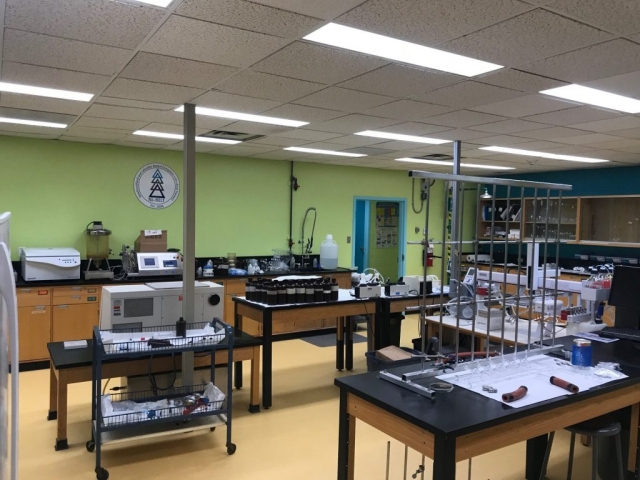 Recently updated lab space